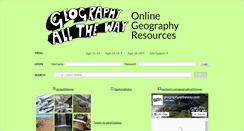 Desktop Screenshot of geographyalltheway.com